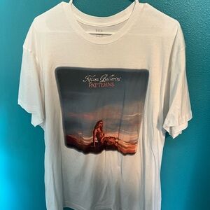 White Graphic T-Shirt with Kelsea Ballerini Design